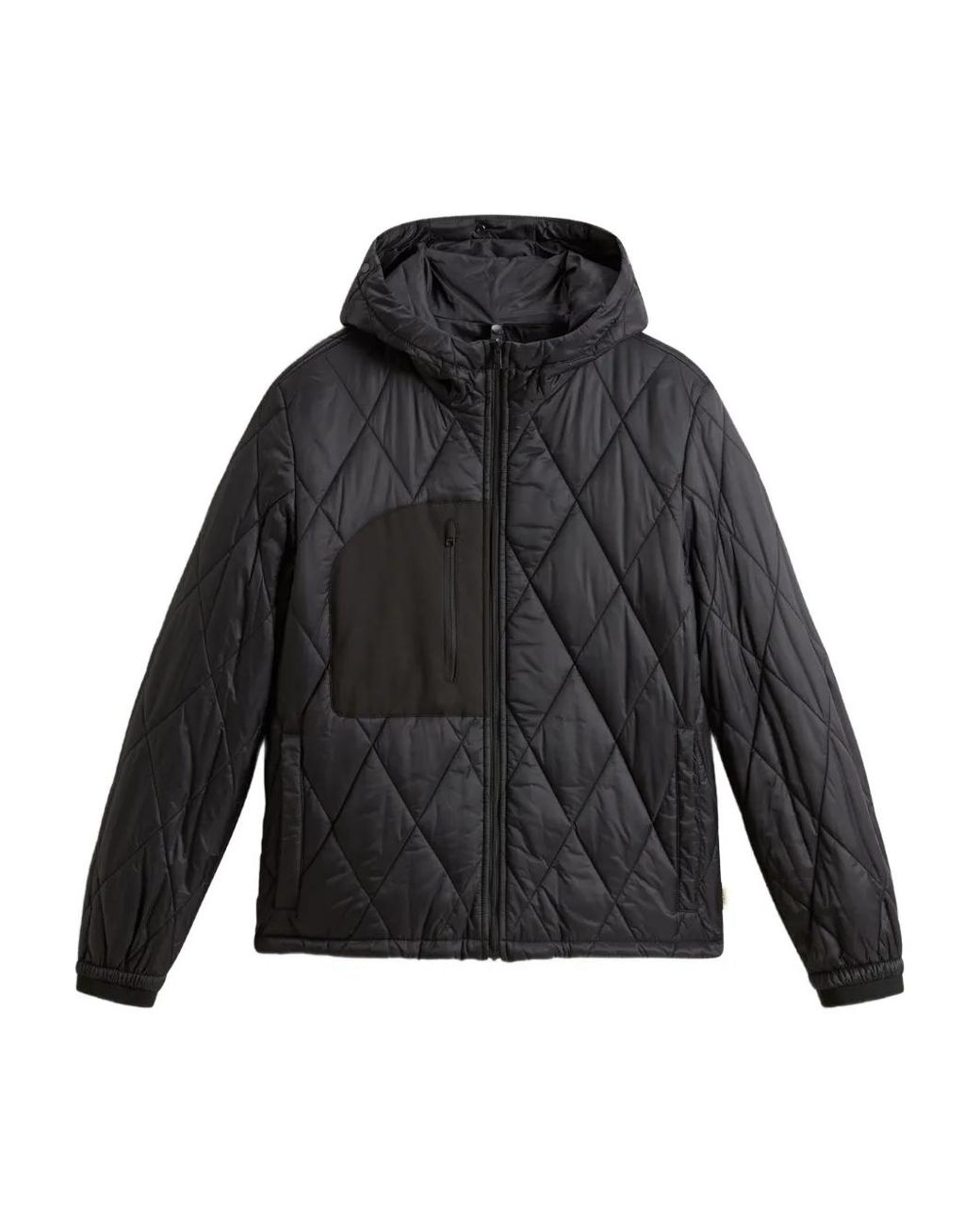 Woolrich Black Diamond-Pattern Jacket for men