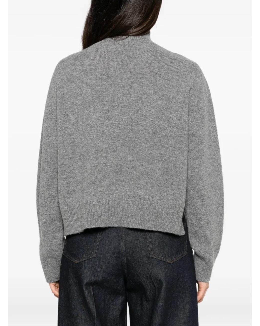 Drykorn Gray Lyzima High-Neck Sweater