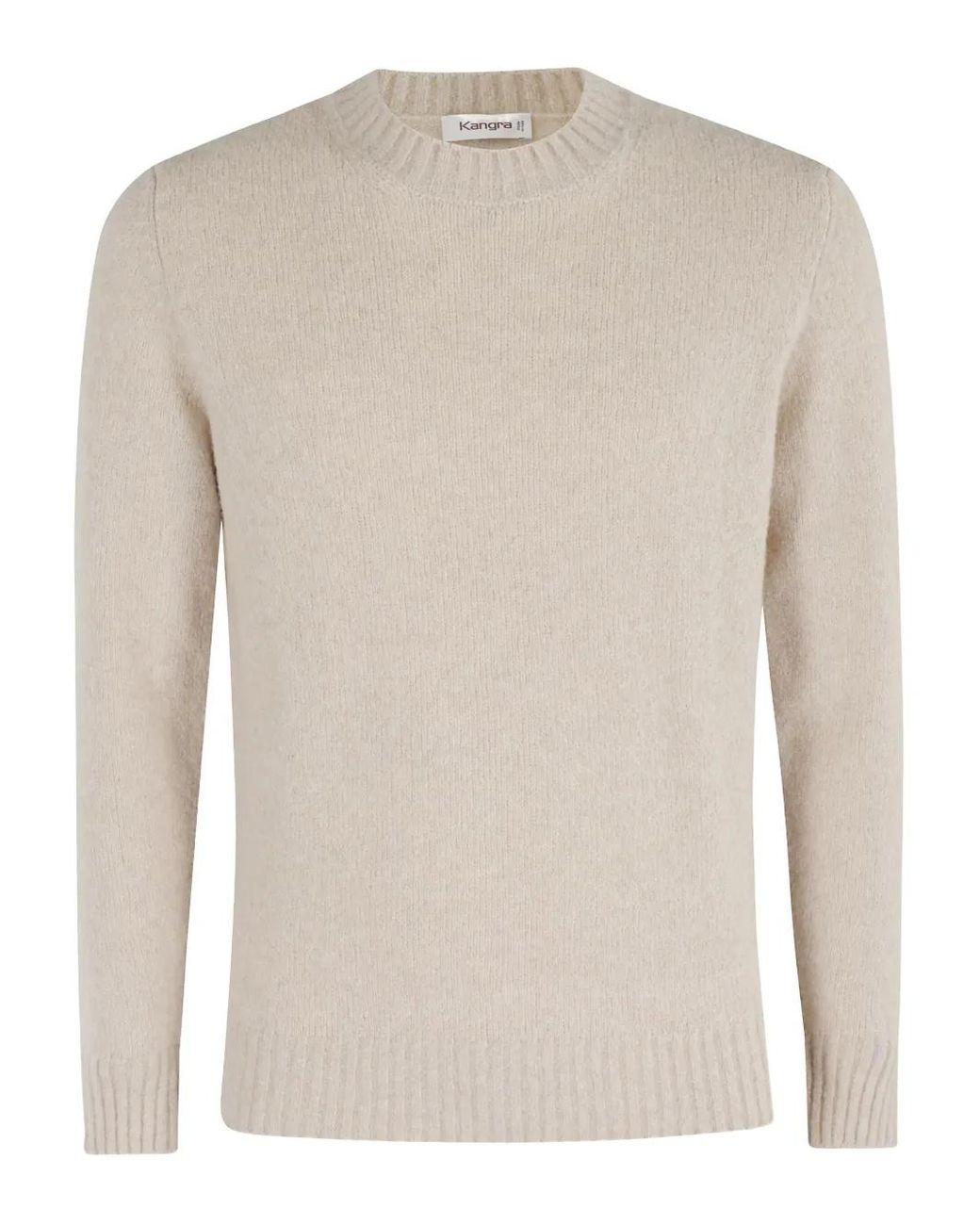 Kangra Natural Crewneck Long-Sleeve Sweater for men