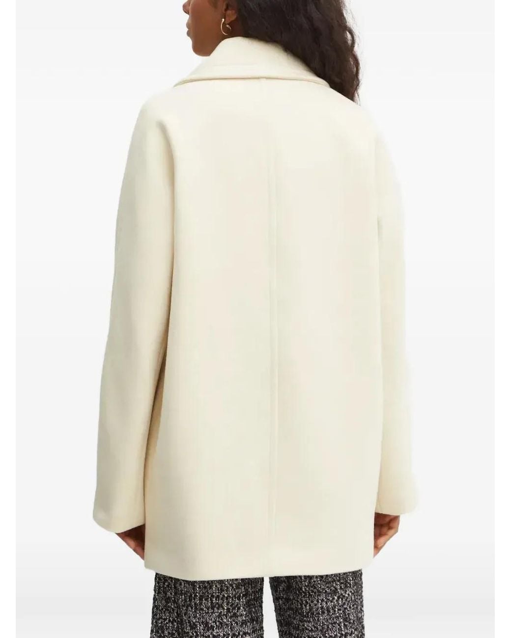 Morgan Natural Gam Double-Breasted Coat