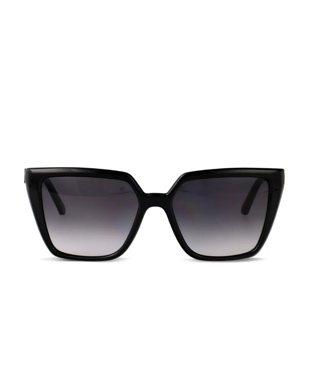 Ferragamo Eyewear Black Geometric-Frame Sunglasses