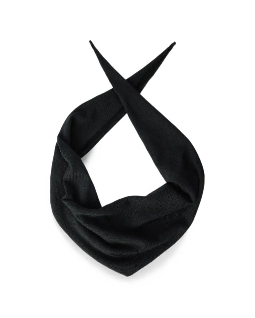 Lemaire Black Triangular Scarf