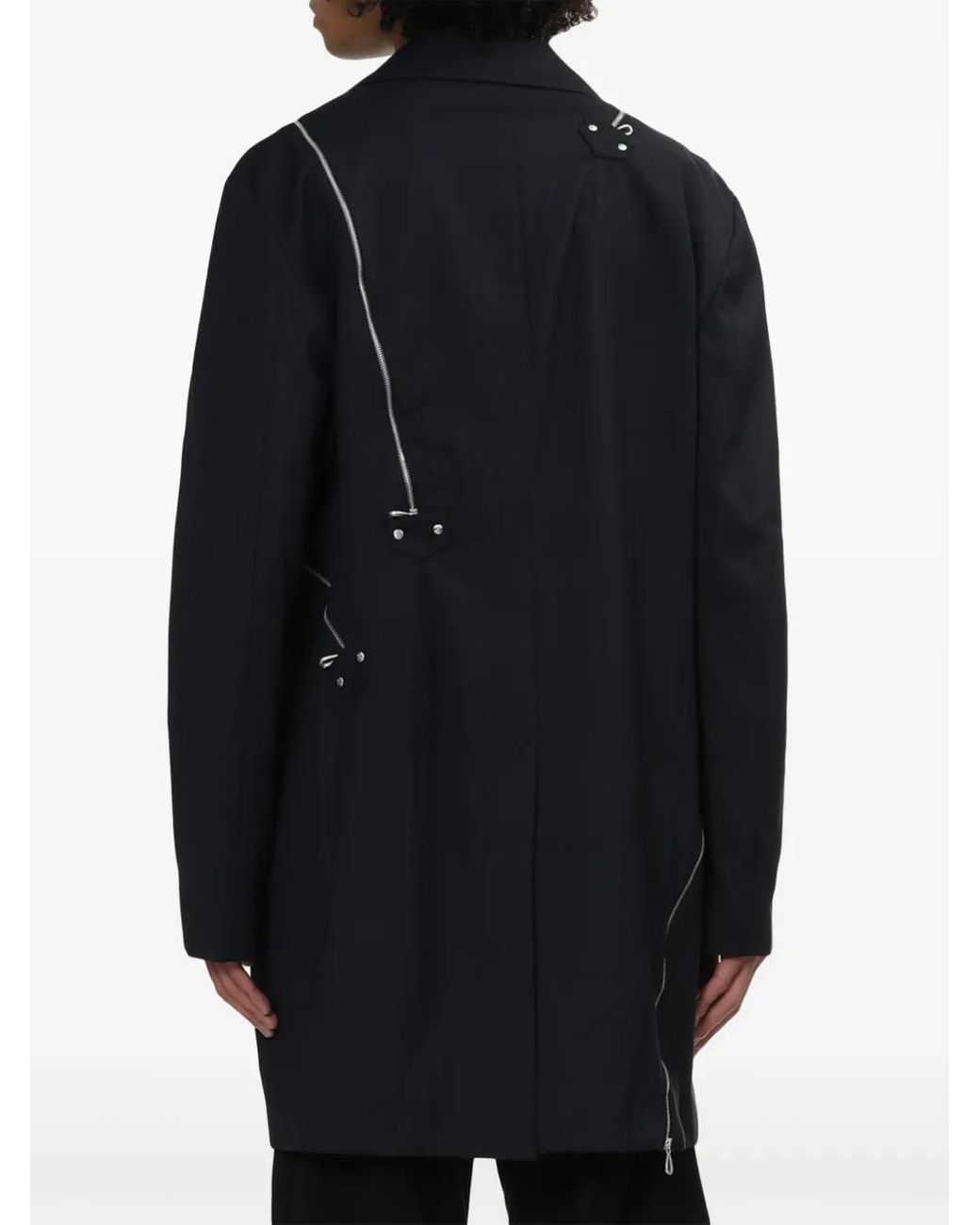 Kiko Kostadinov Black Knox Coat for men