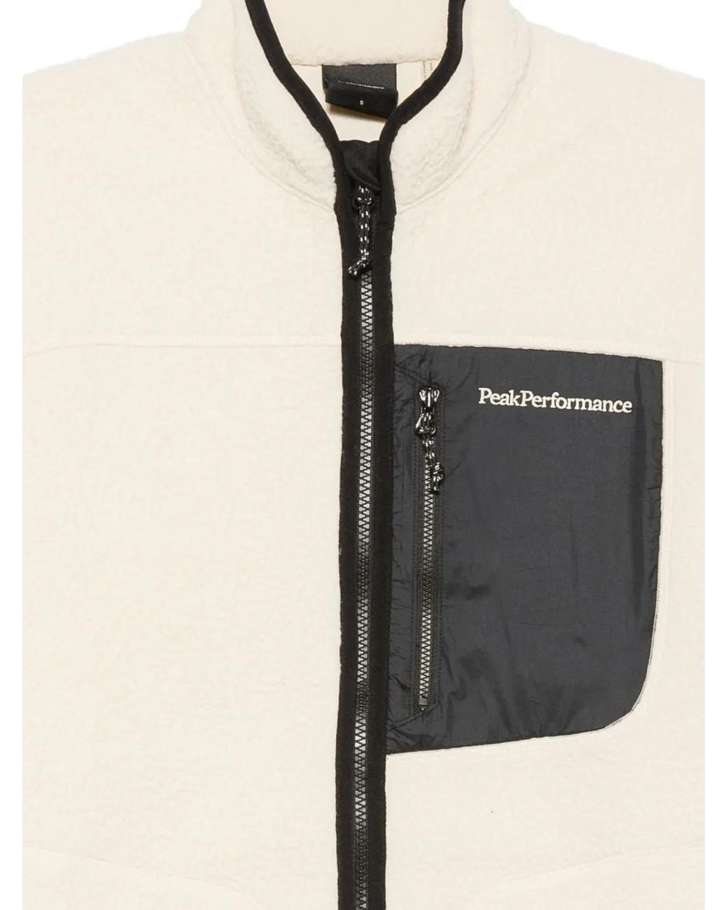 Peak Performance Natural Fleece-Texture Zip-Up Jacket for men