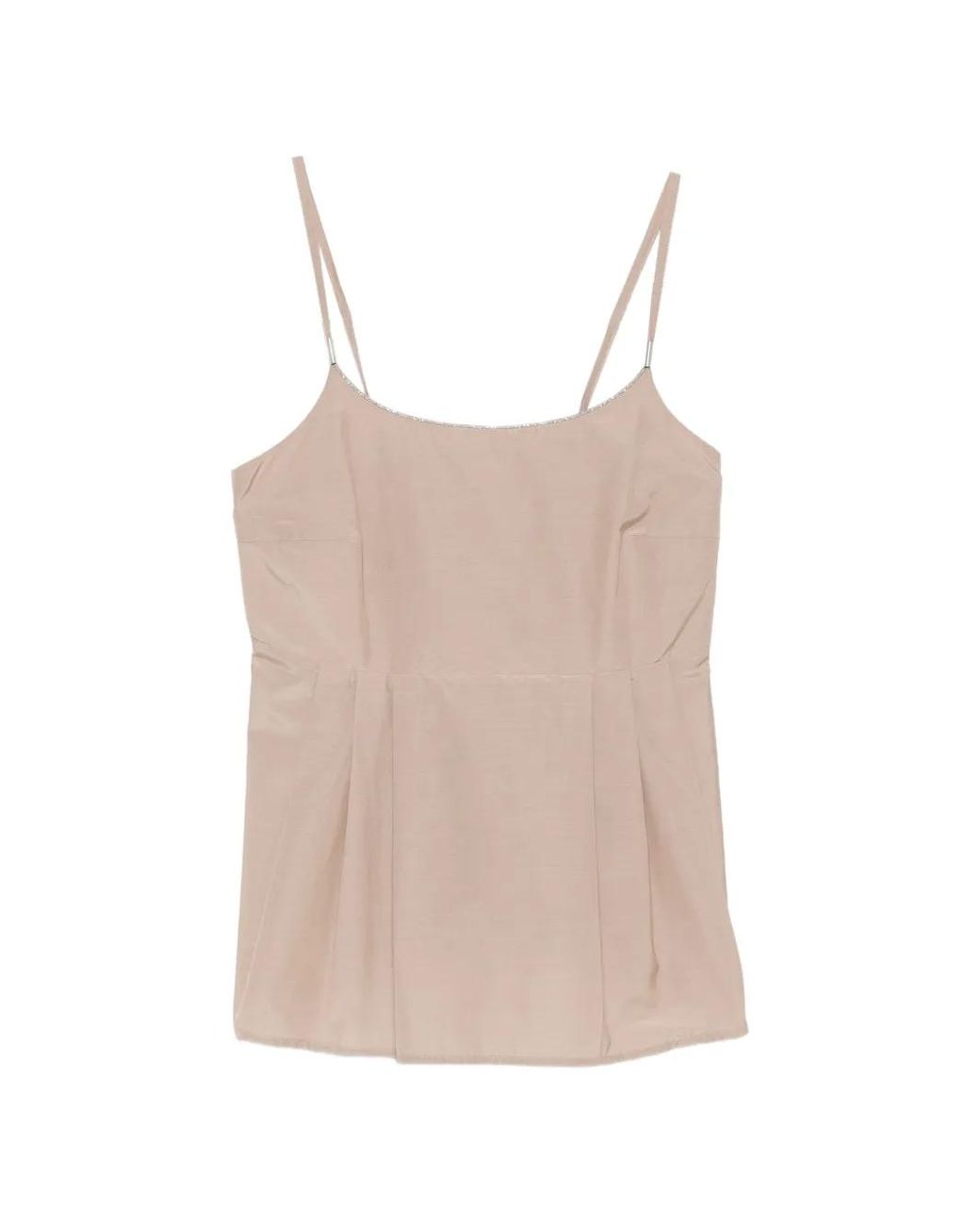 Peserico Natural Pleated Top