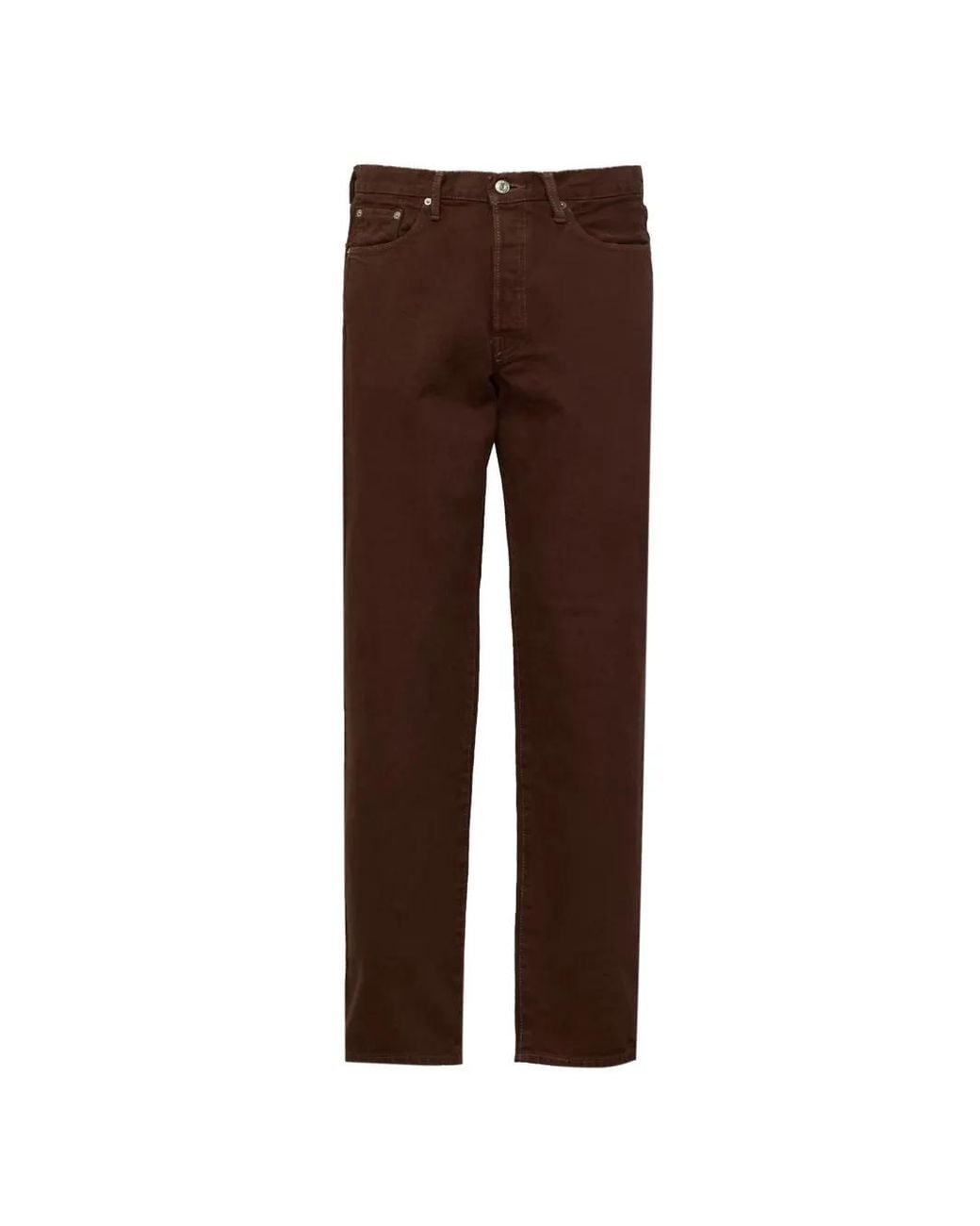 Edwin Brown Five-Pocket Loose-Fit Jeans for men