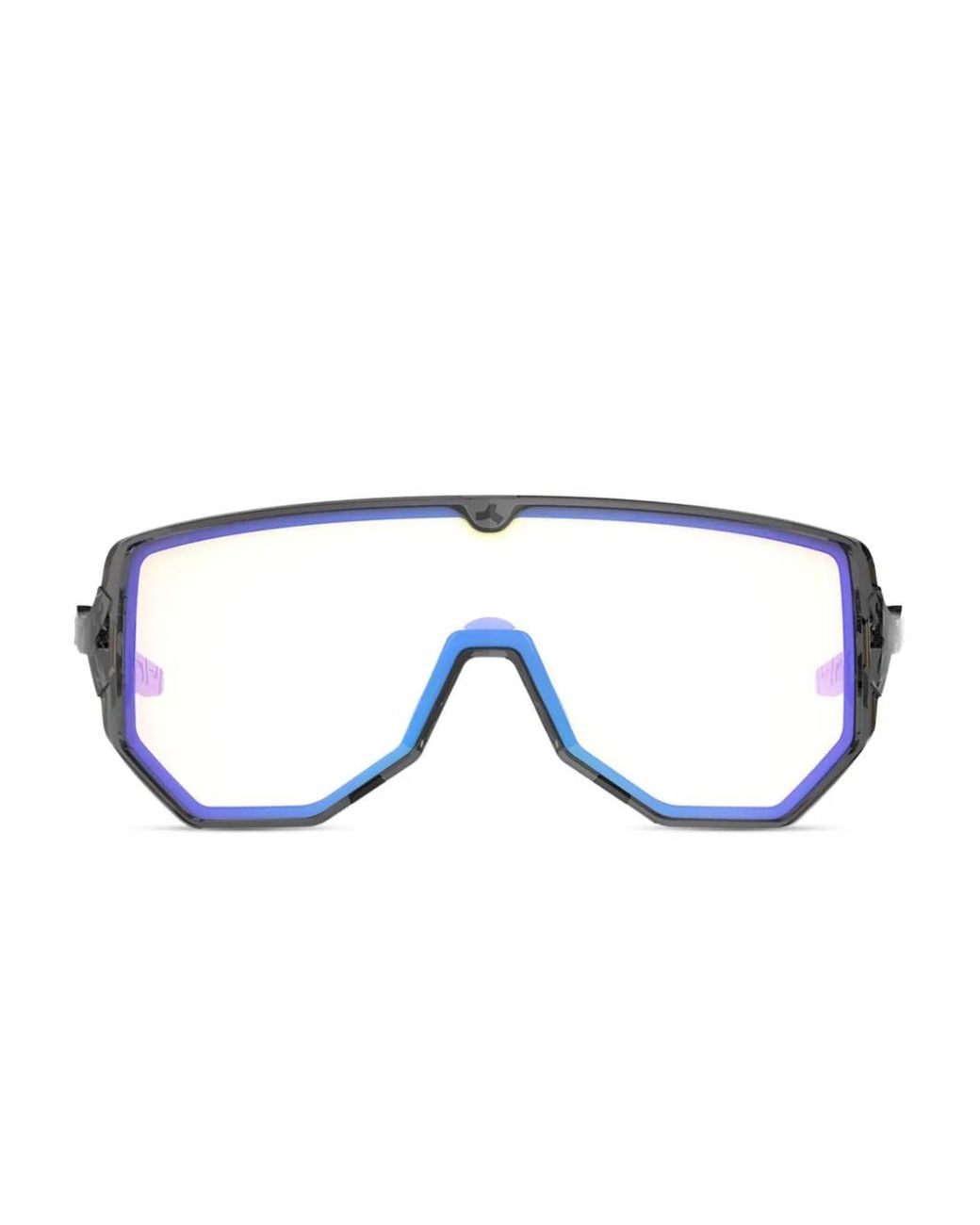 Tripoint Black Geometric-Frame Sunglasses