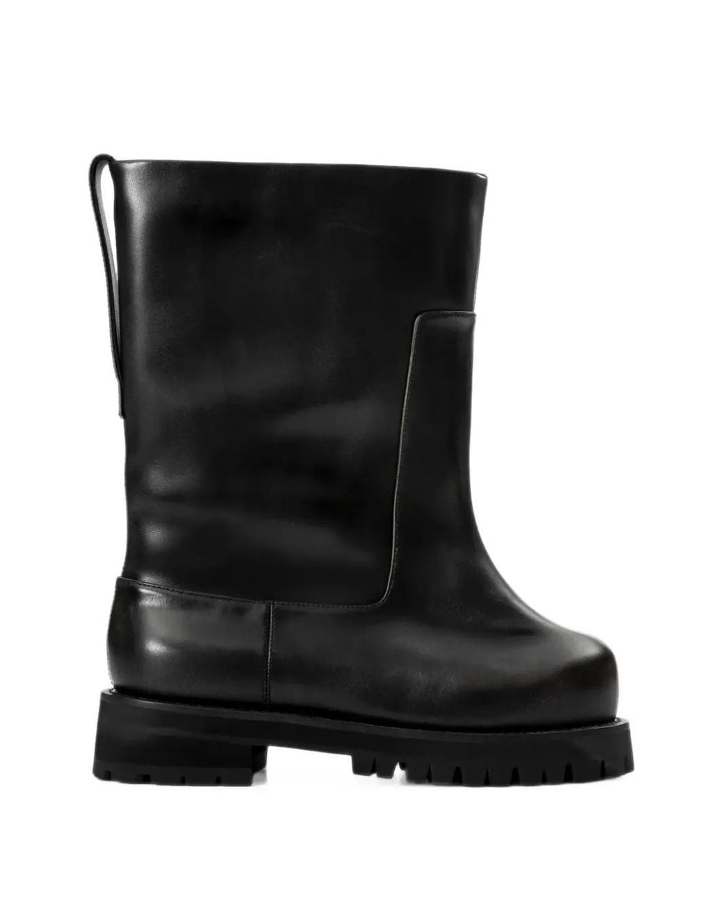 Protocol Index Black Distressed Sculpted Boots for men