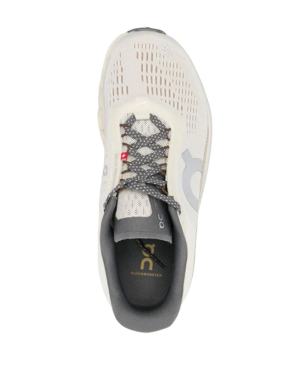 On Shoes White Recycled Mesh CloudTec® Cushioned Sneakers