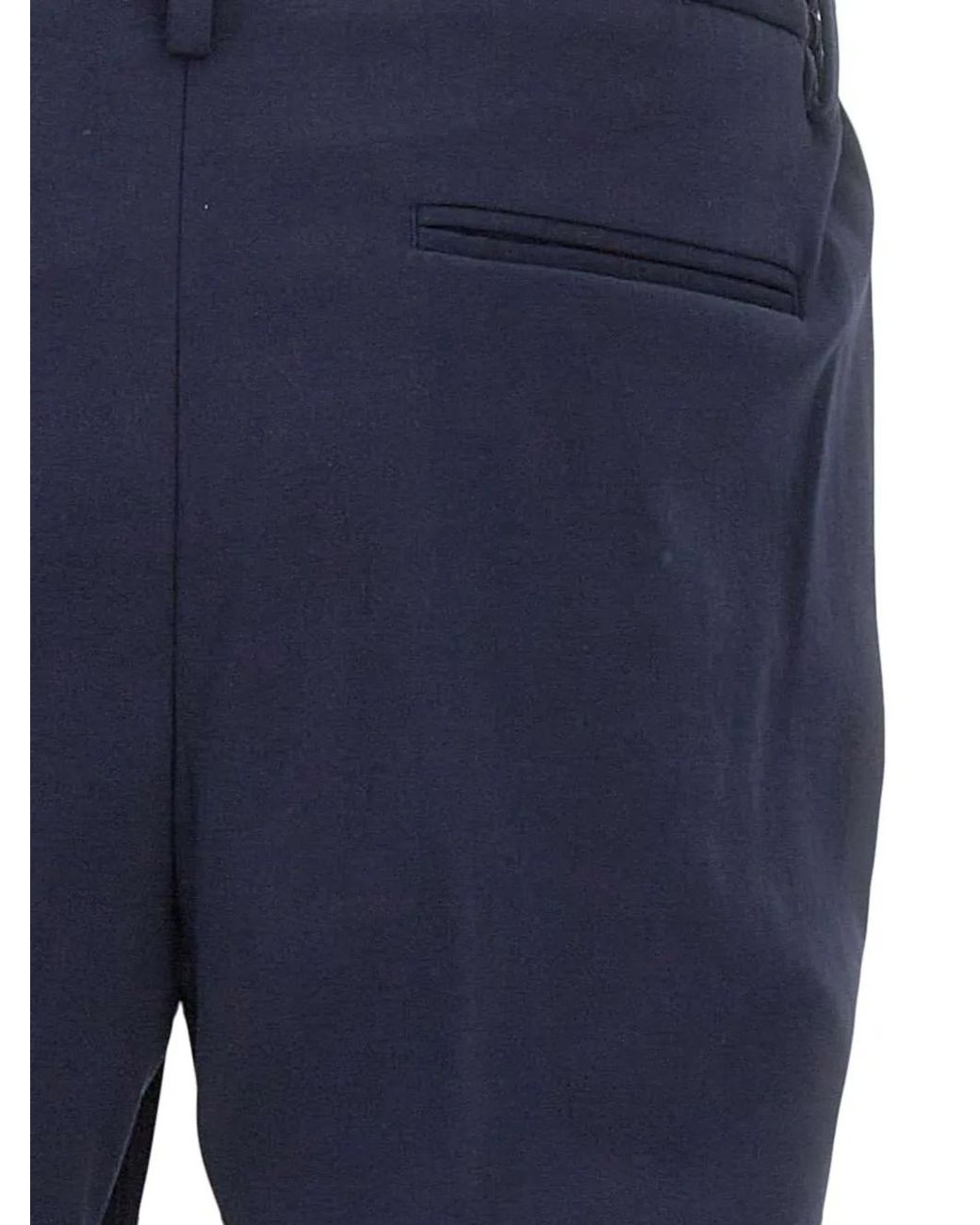 Devore Blue Pleated Trousers for men