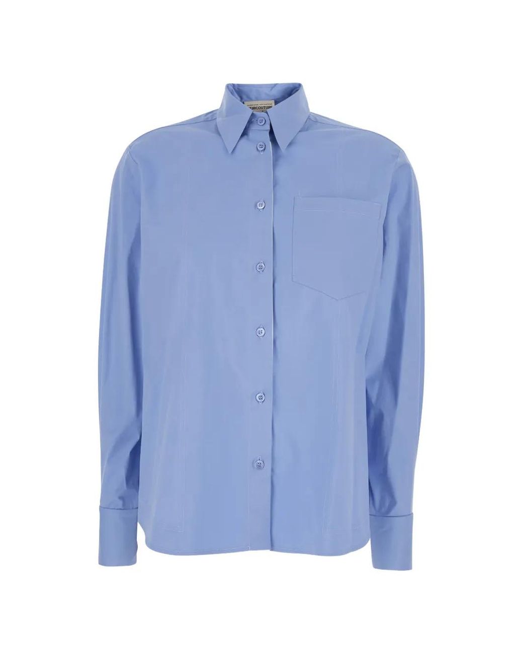 Semicouture Blue Pocket Shirt