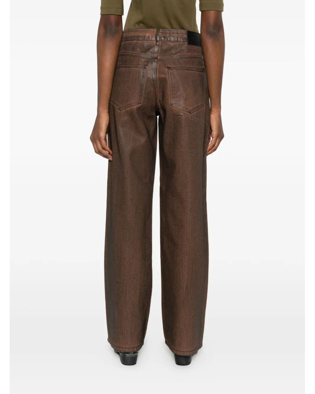 Gestuz Brown Gzcellie Straight-Leg Jeans