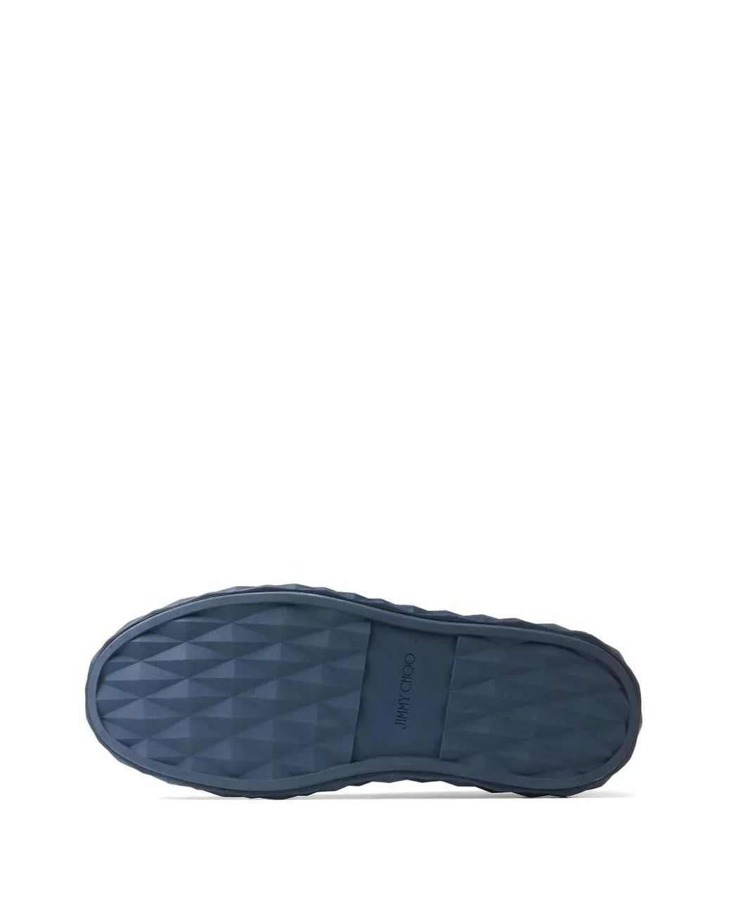 Jimmy Choo Blue Diamond Leather Low-Top Trainers for men