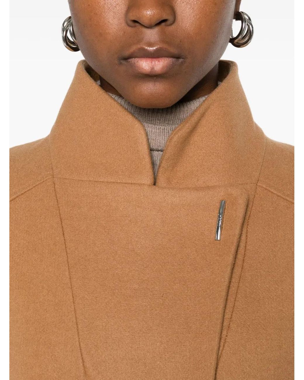 Liu Jo Natural Flap-Pocket Coat