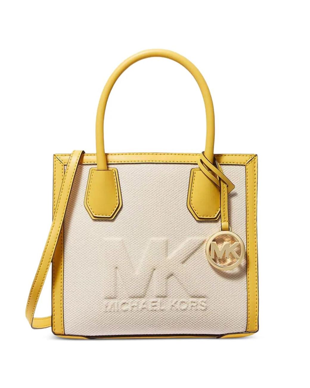 Michael Kors Metallic Medium Mercer Tote Bag