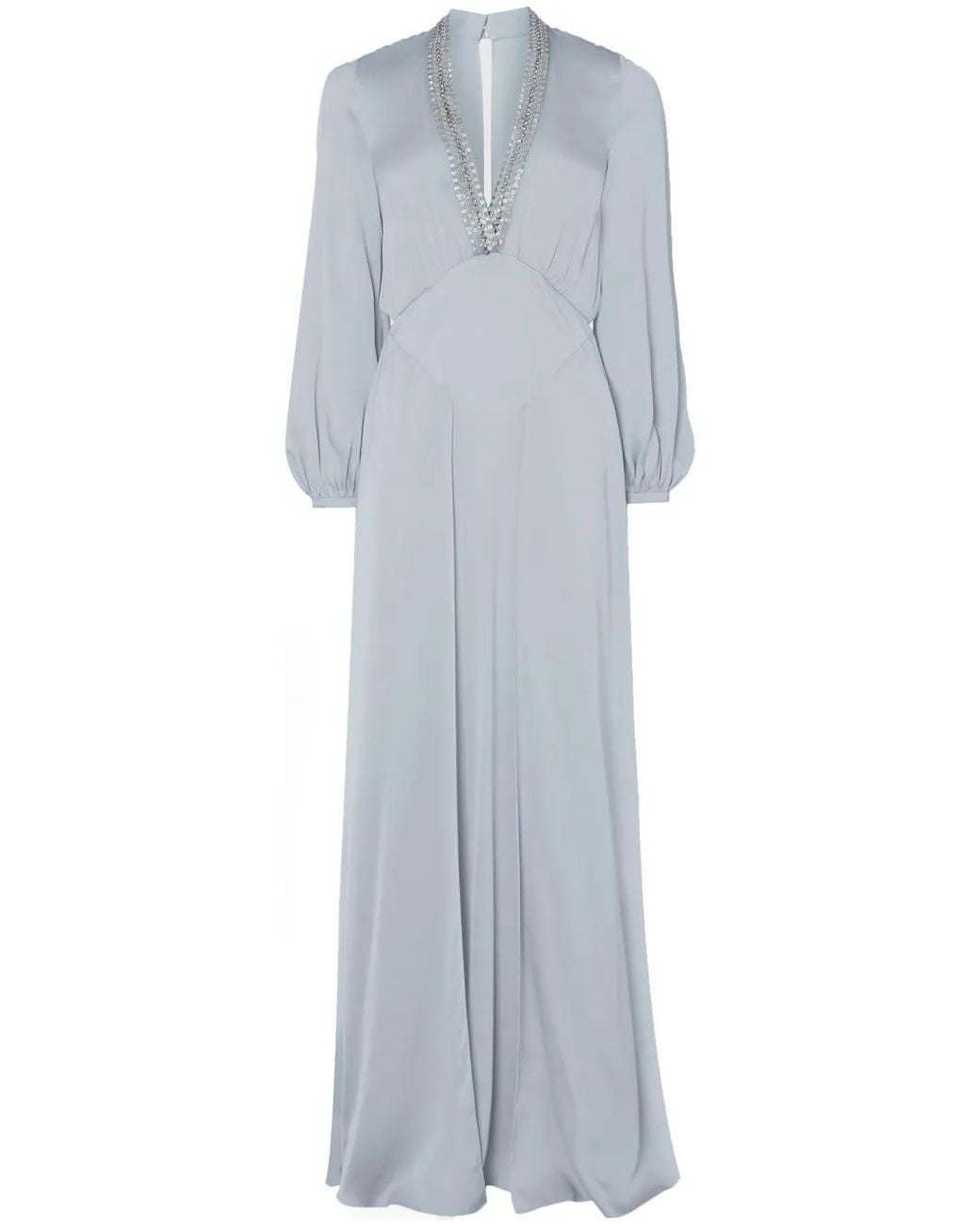 Temperley London Gray Nina Maxi Dress