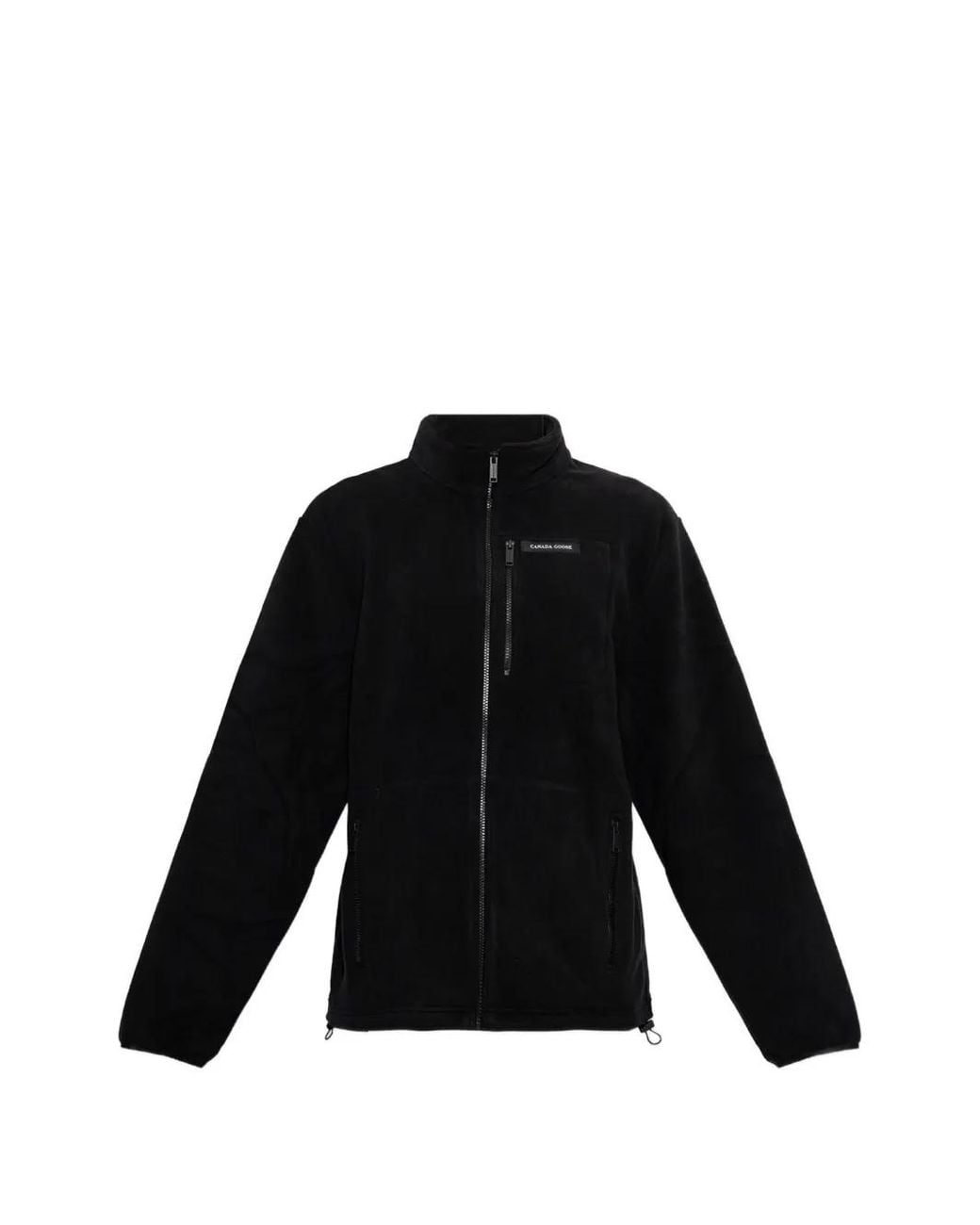 Canada Goose Black Loma Logo-Patch Sweater for men
