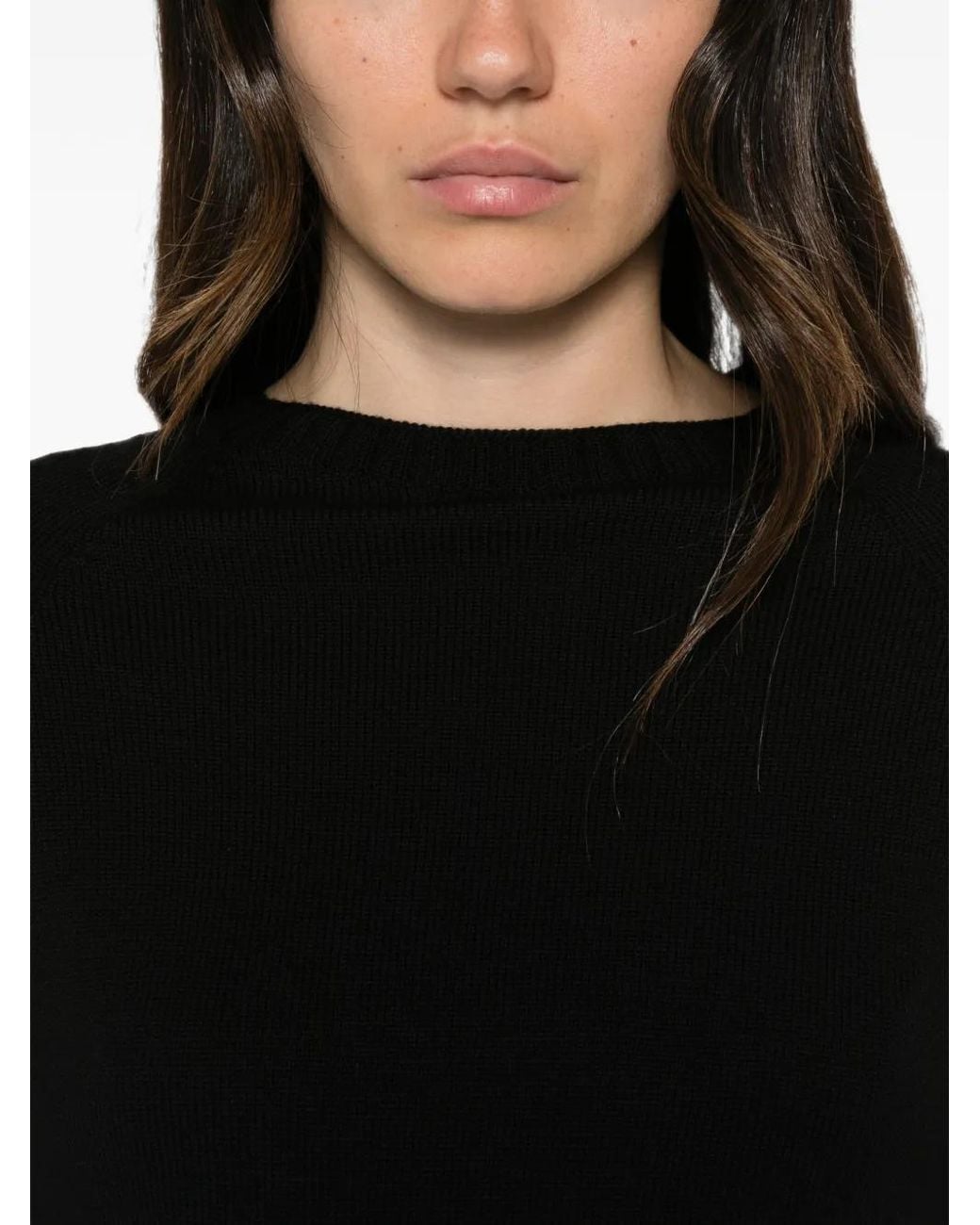 Pull À Bords Côtelés VELA SHOP en coloris Black