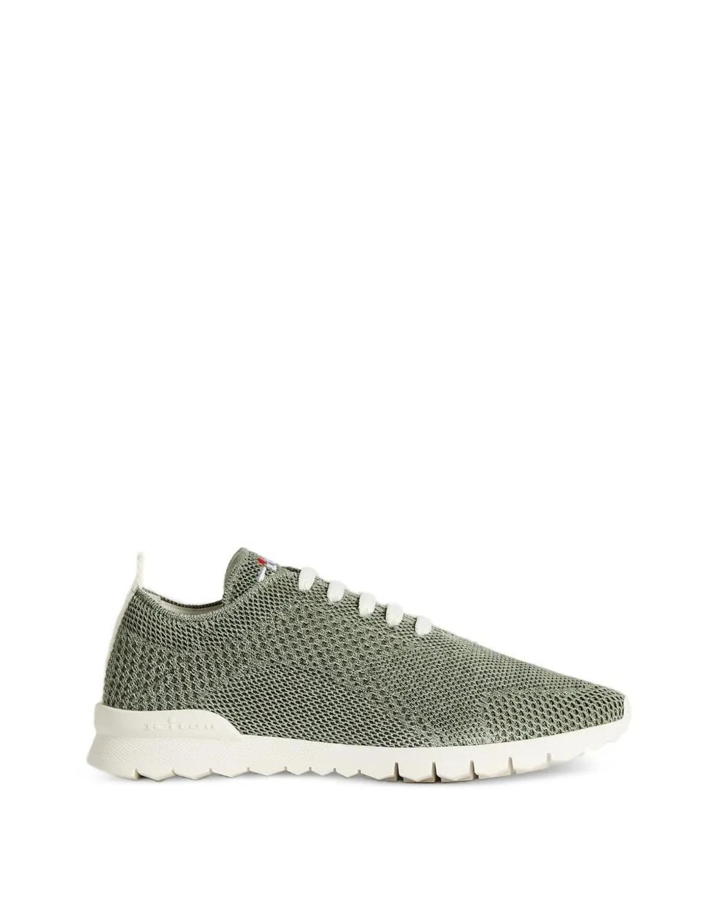 Kiton Green Fits Cotton Sneakers