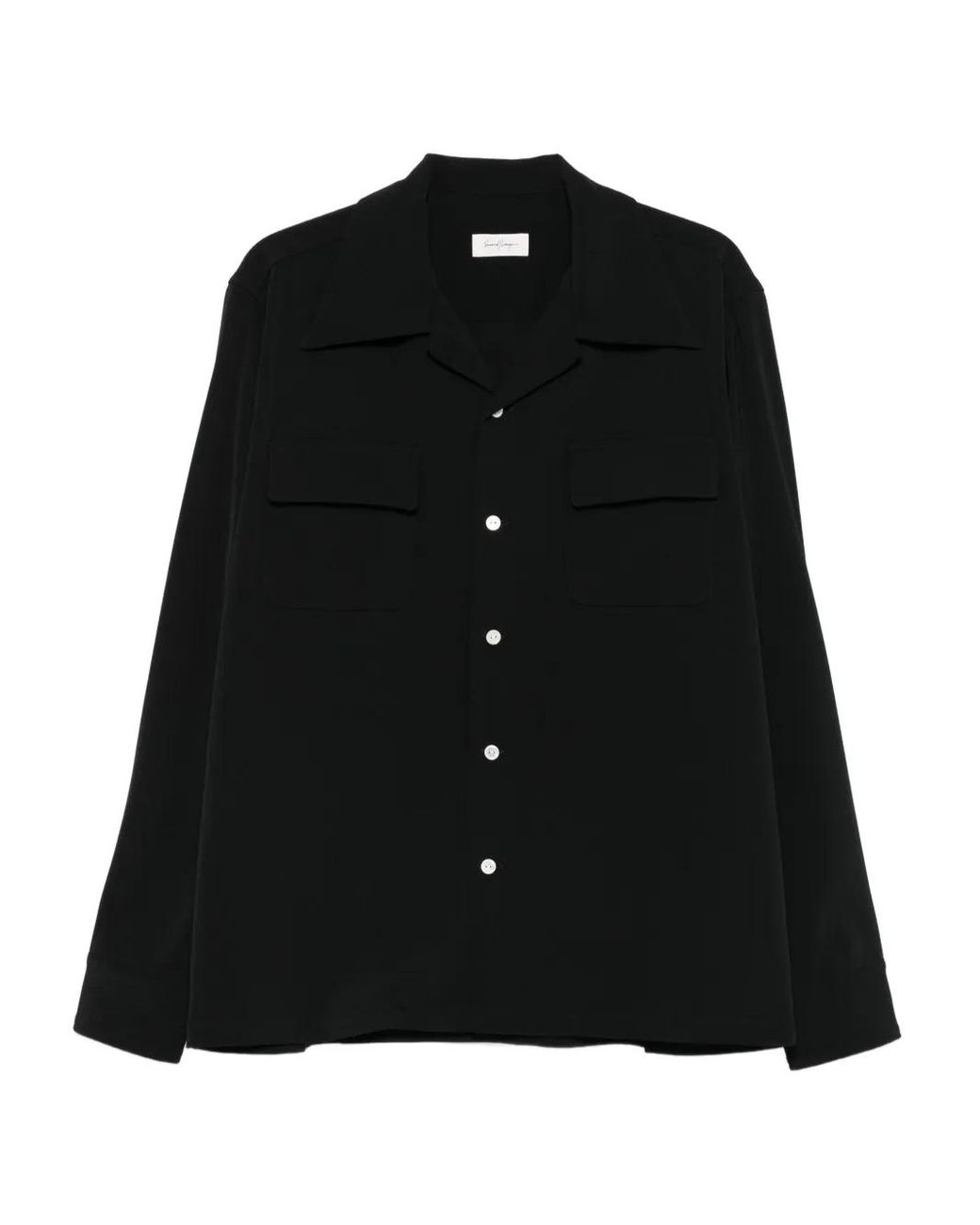 Second/Layer Hemd Mit Brusttaschen in Black für Herren