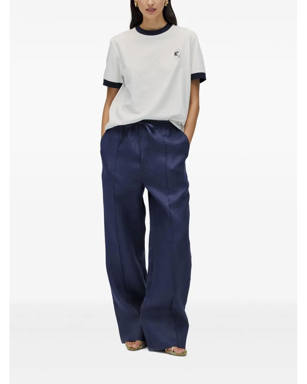 Sleeper Blue Drawstring Trousers