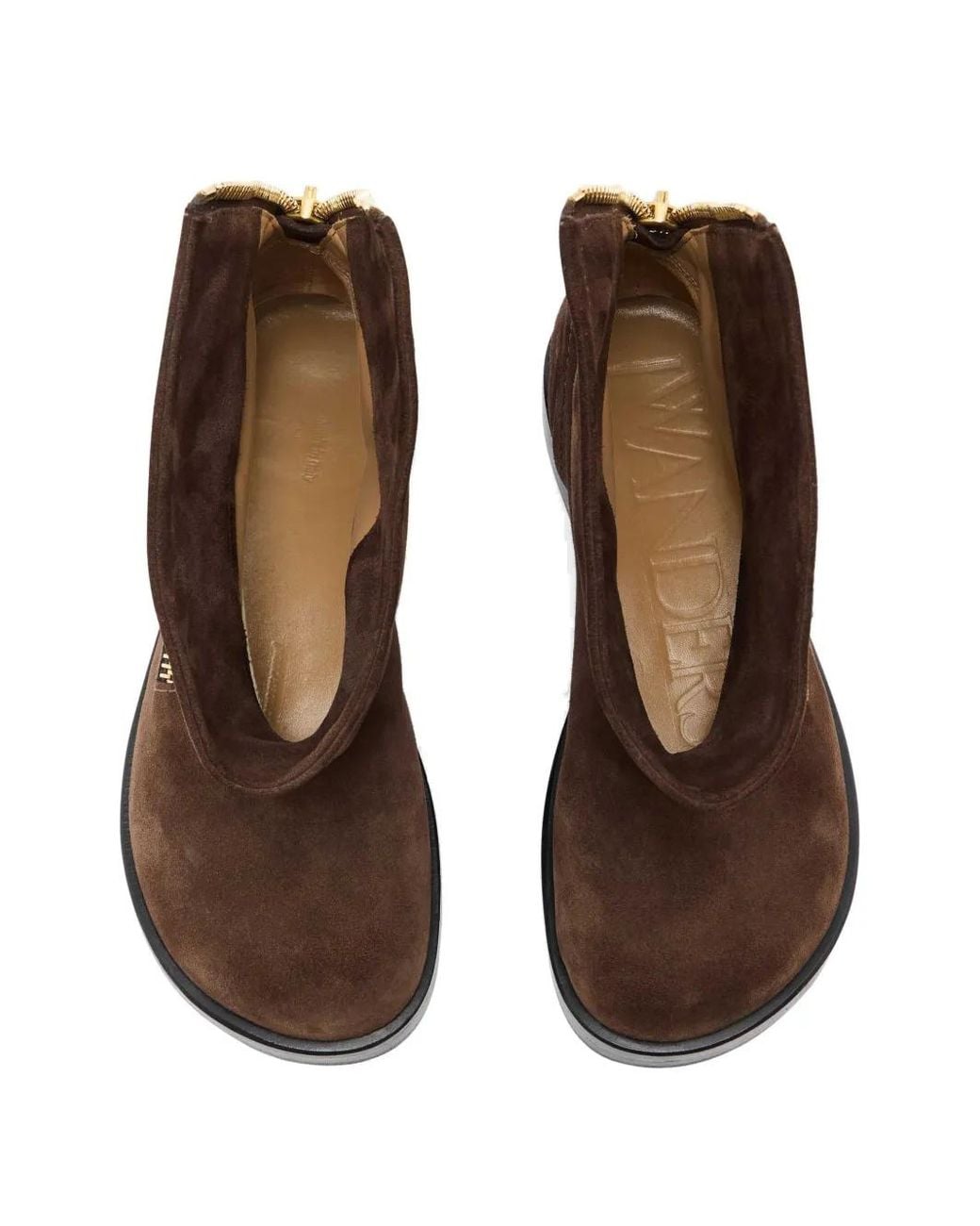 J.W. Anderson Brown Leather Ankle Boots