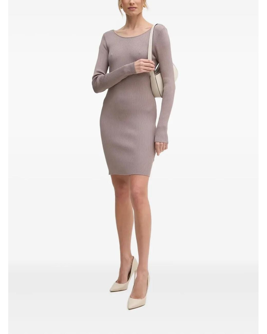 Guess Natural Long Sleeve Mini Dress