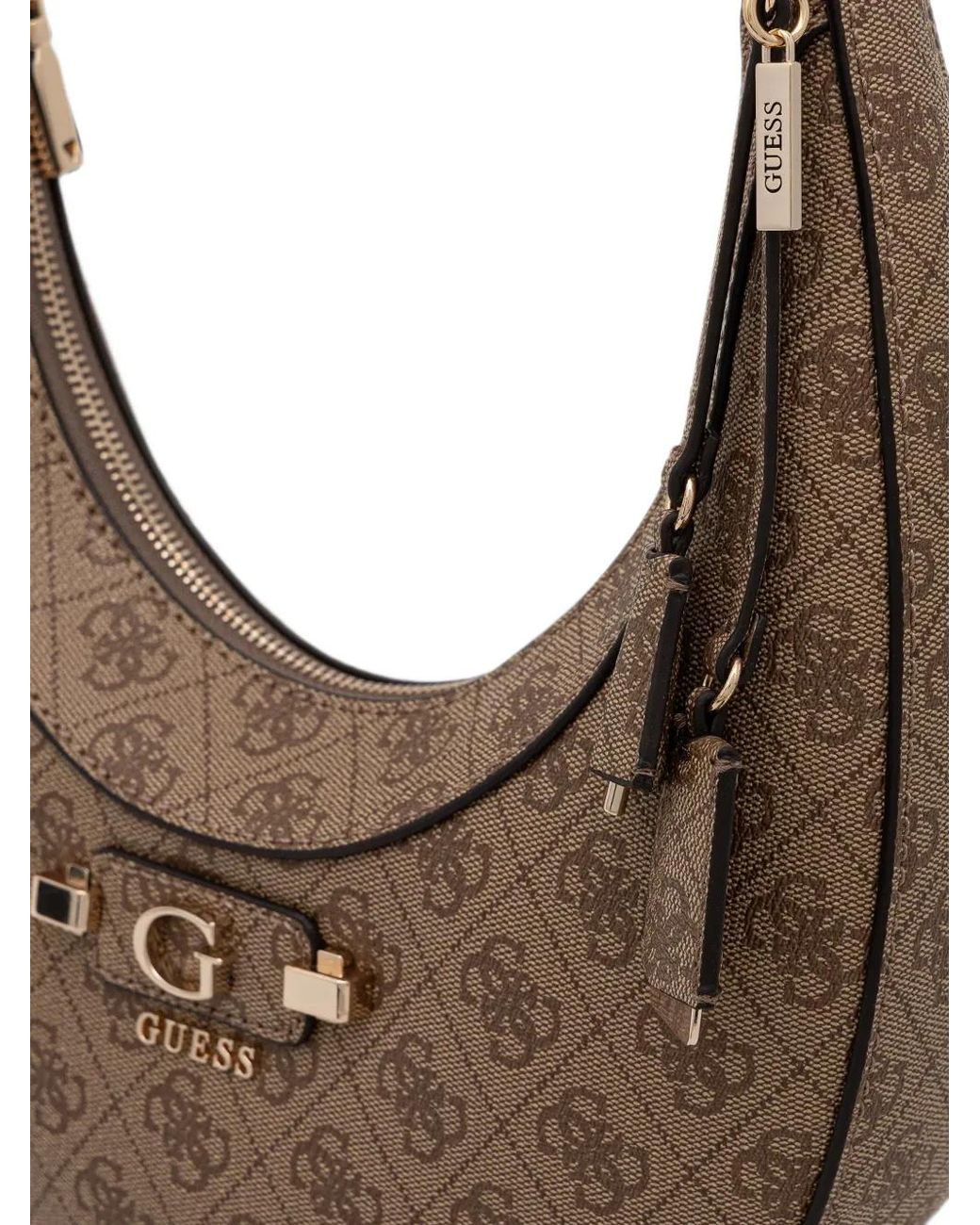 Guess Gray Sac À Main À Motif Monogrammé