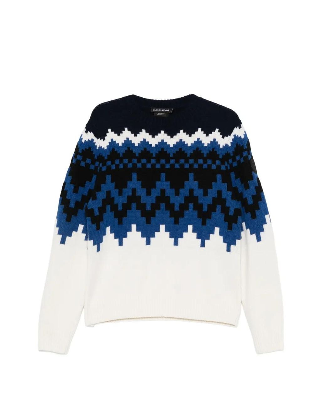 Canada Goose Blue Eri Crew Knit Sweater for men