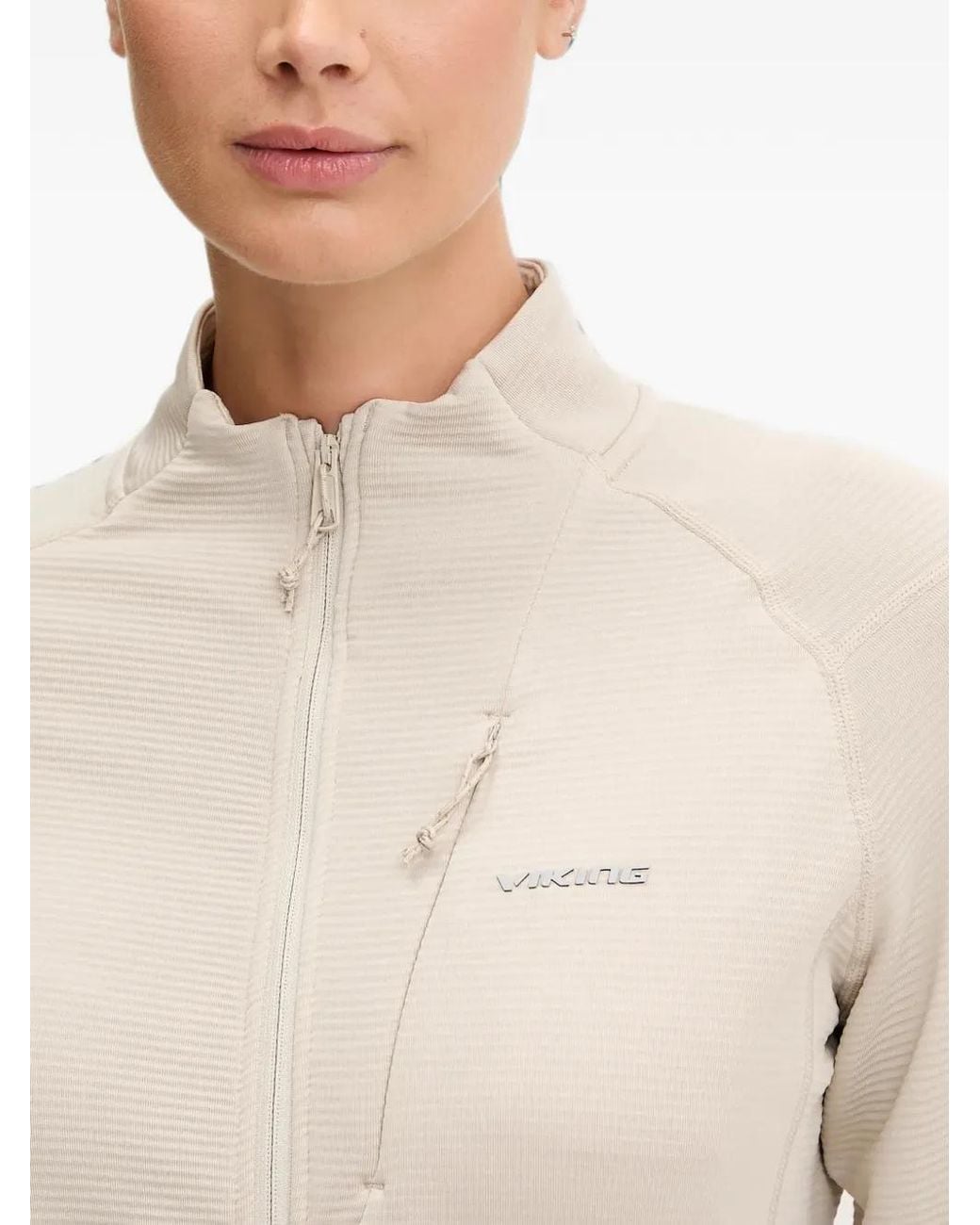 Viking Natural Birger Zip-Up Ribbed Jacket