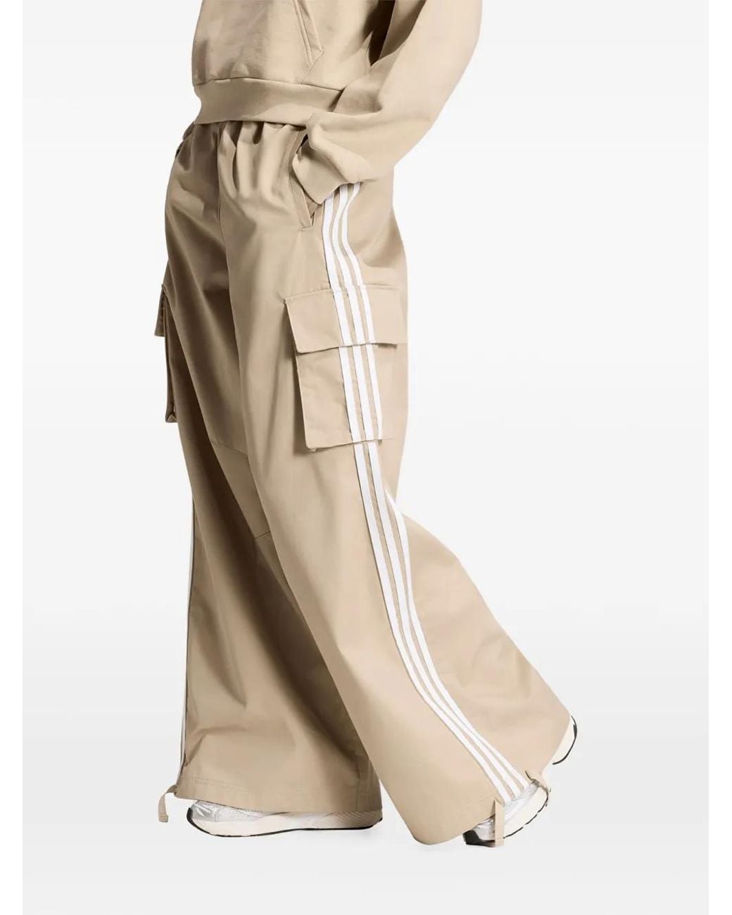 Adidas Natural Firebird Adilenium Twill 3S Cargo Pants