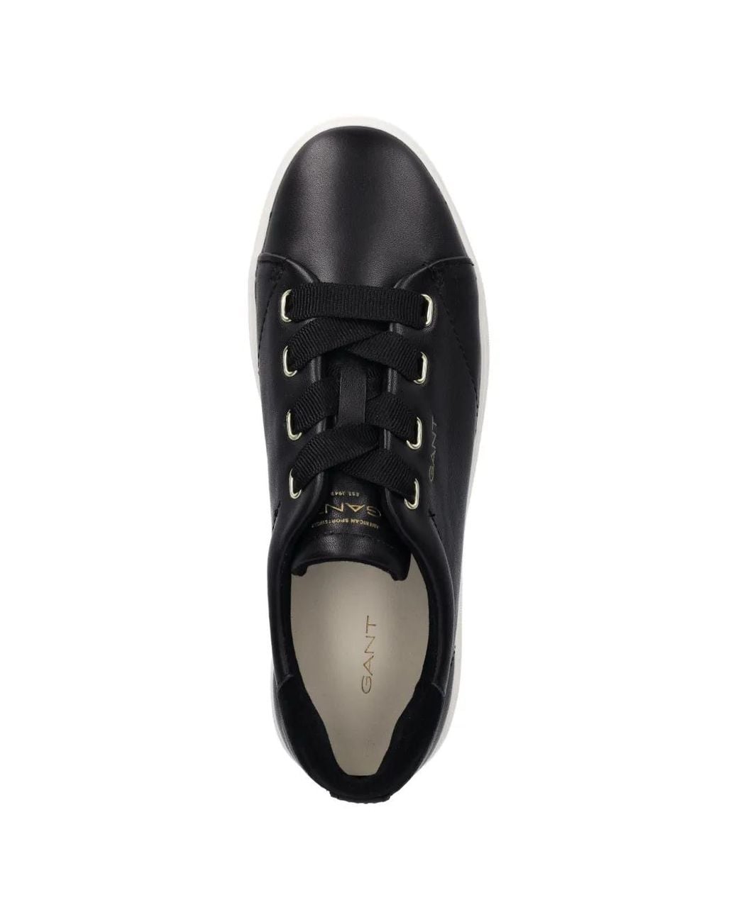 Gant Black Avona Ribbon Lace-Up Sneakers