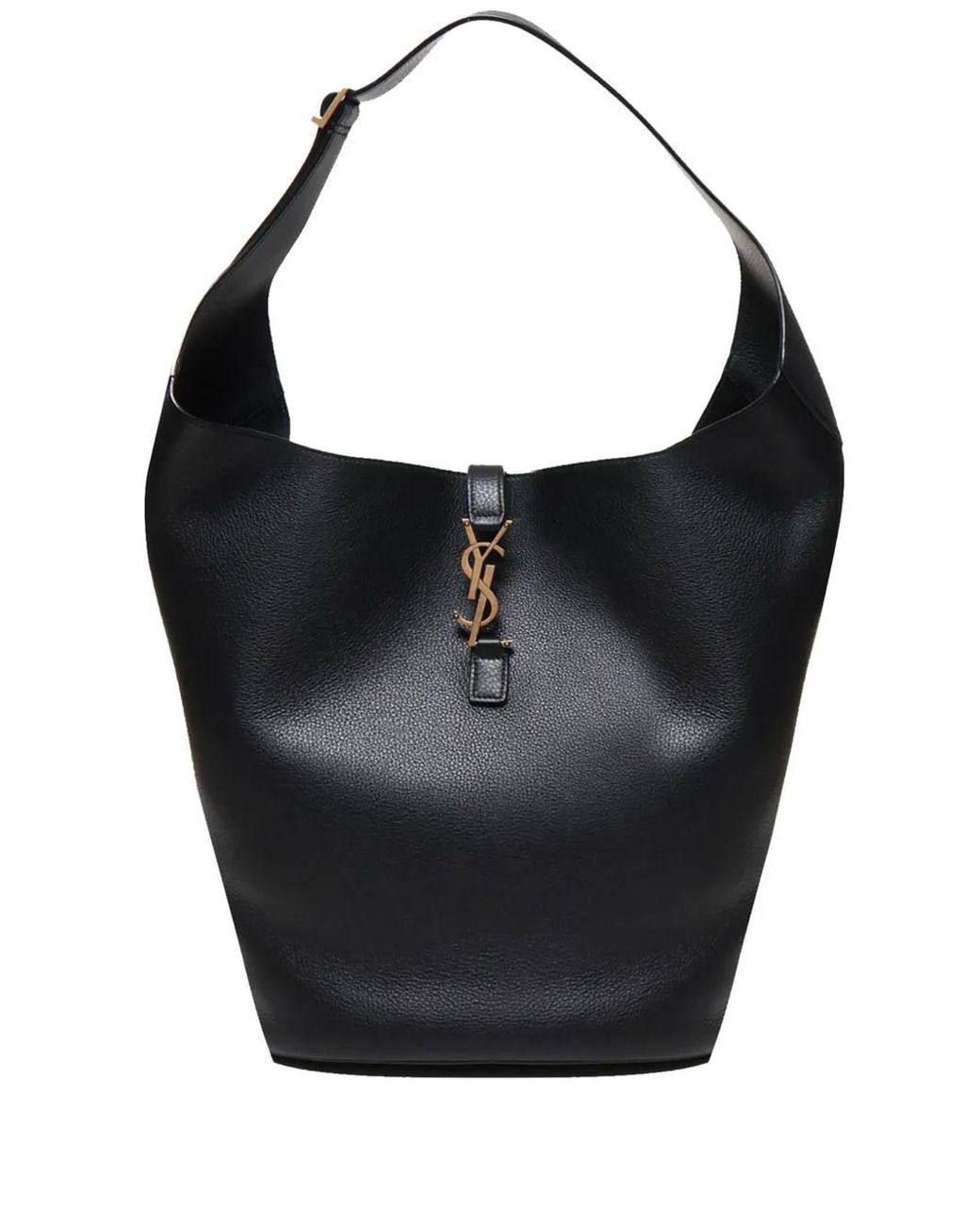 Saint Laurent Black Le 5 À 7 Leather Shoulder Bag