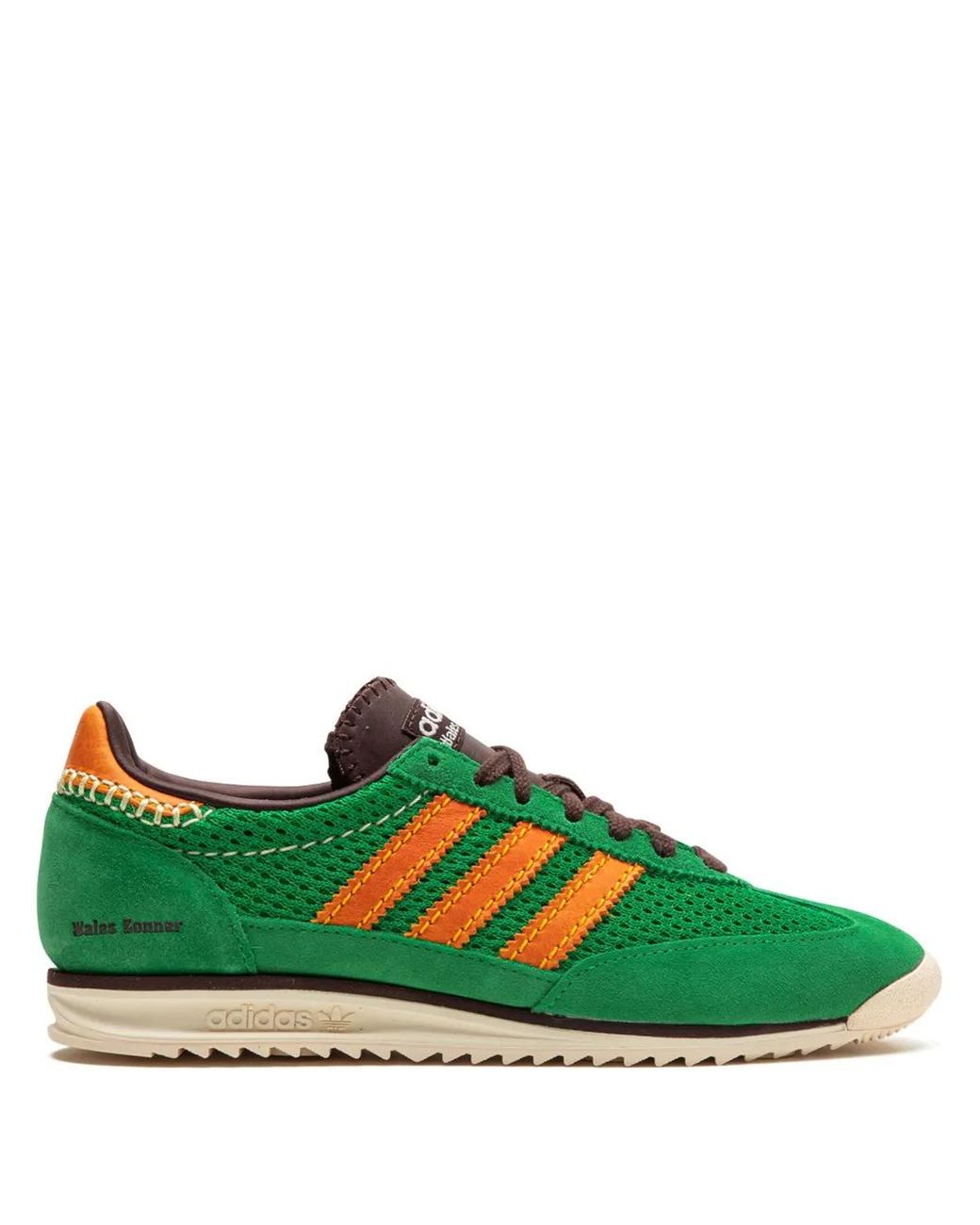 Adidas Green X Wales Bonner Sl72 Suede Sneakers