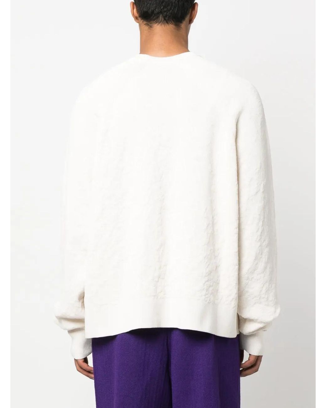 Pull À Manches Oversize Y-3 pour homme en coloris White