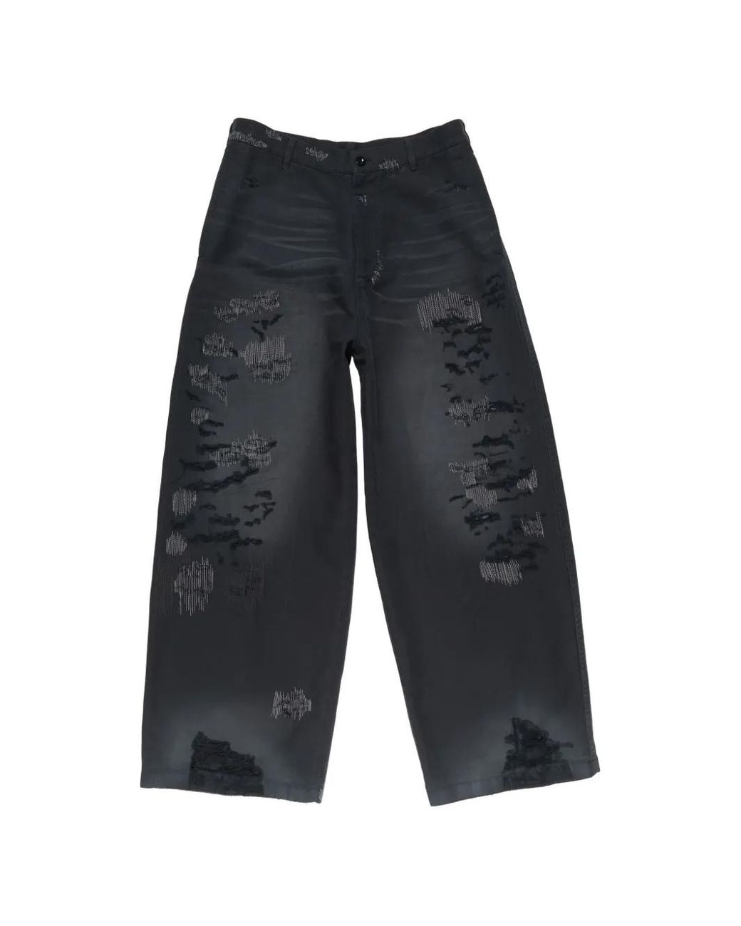 Acne Blue Mended Pants for men