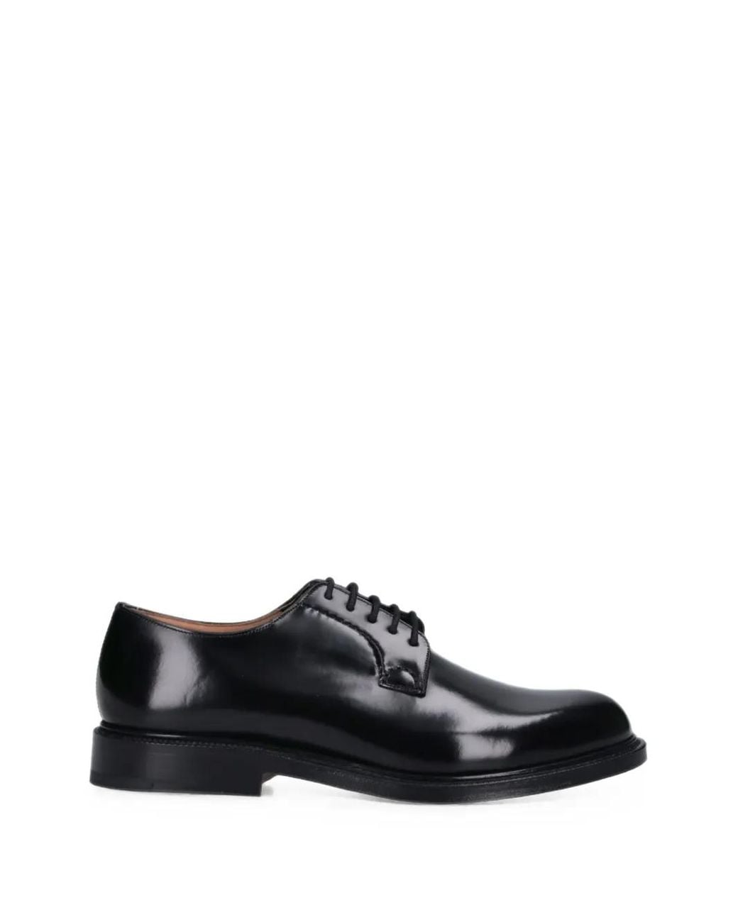 Church's Black Lace-Up Leather Derby Shoes for men