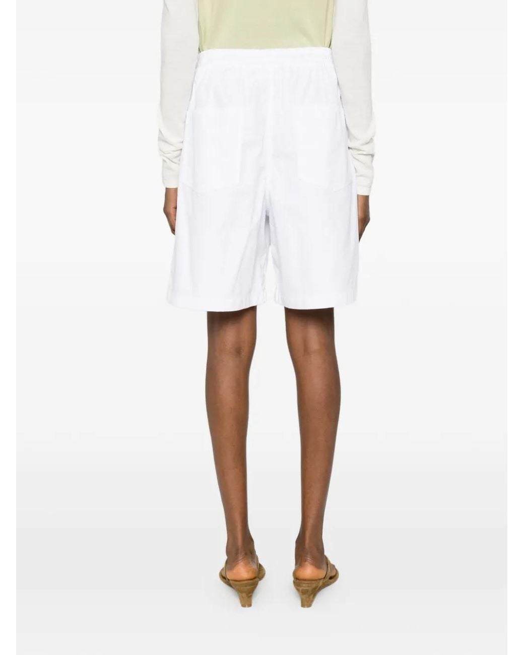 Department 5 White Herbie Drawstring Shorts