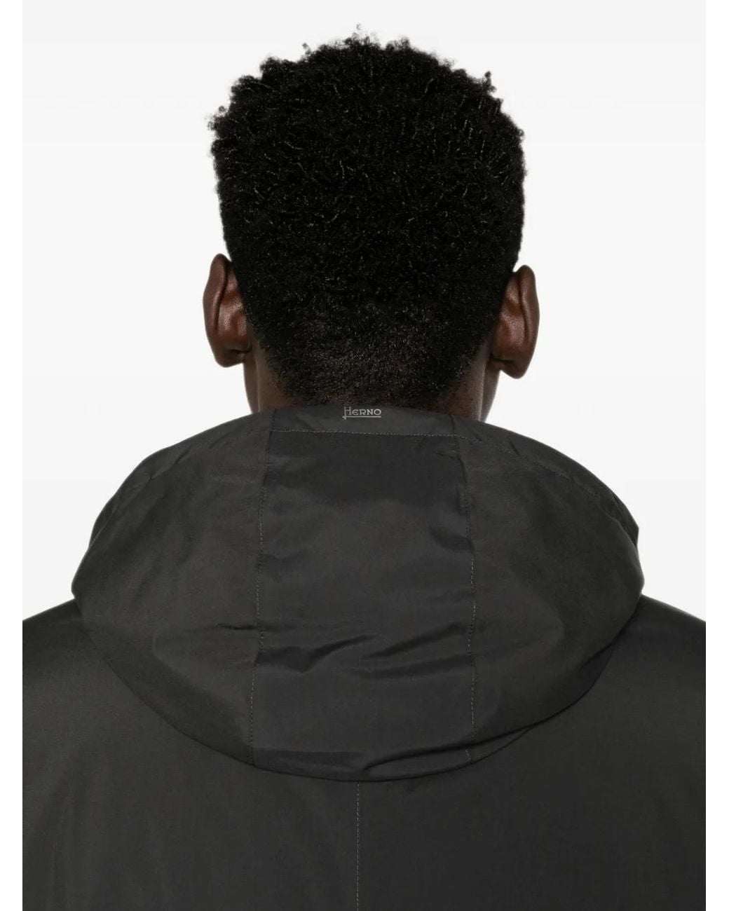 Herno Gray Veste Boutonnée À Capuche for men
