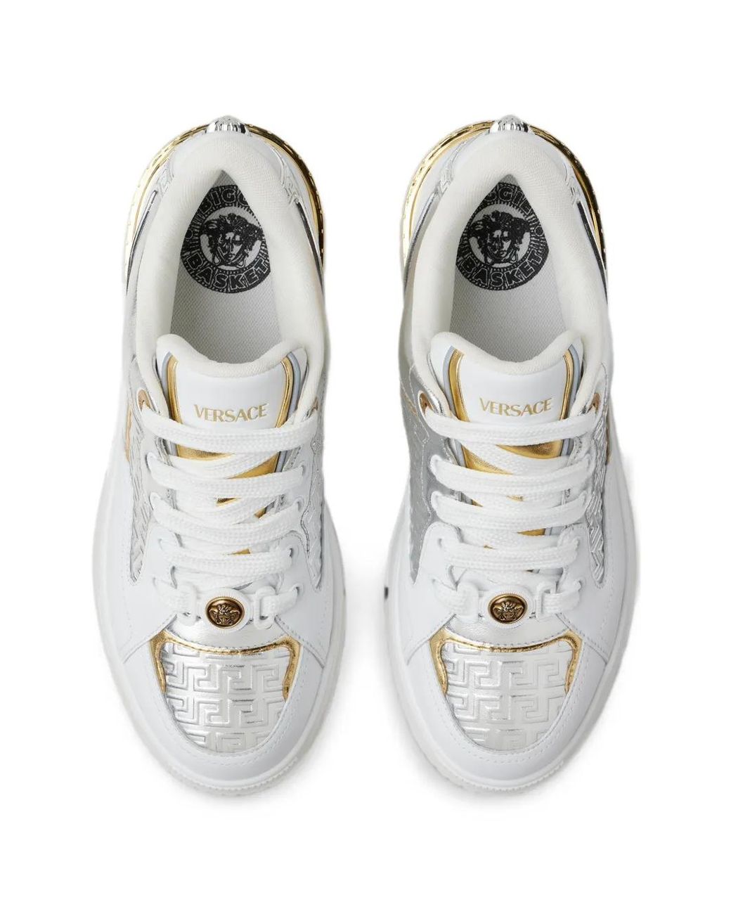 Baskets Greca Medusa Versace pour homme en coloris White