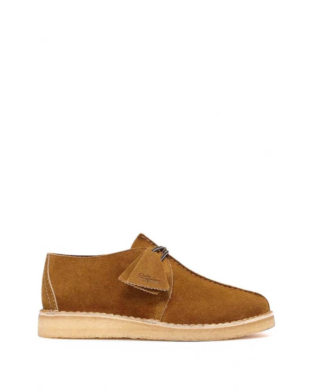 Clarks Brown Desert Boots Trek for men