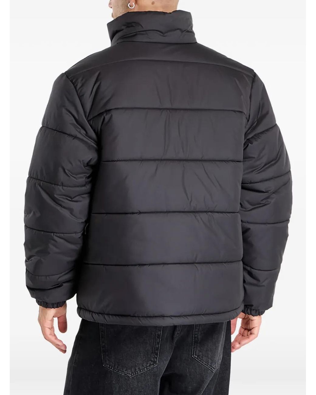 Vans Black Hillgate Zip-Up Padded Jacket for men