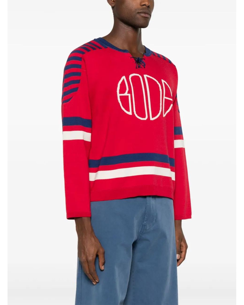 Bode Red Sweaters for men