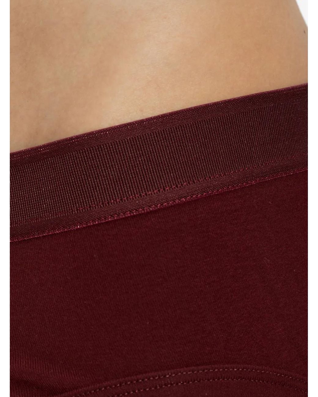 Tom Ford Red Logo-Waistband Briefs for men