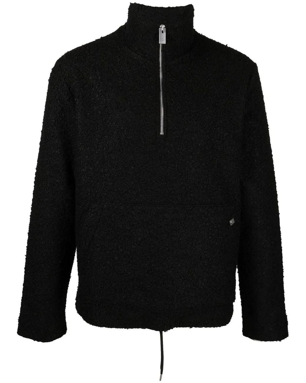 1017 ALYX 9SM Black Elevated Half-Zip Sweater for men