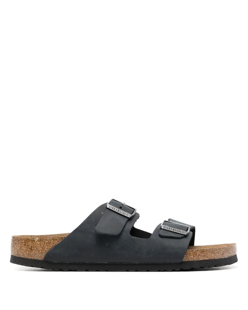 Birkenstock Black Arizona Sfb, Oiled Leather