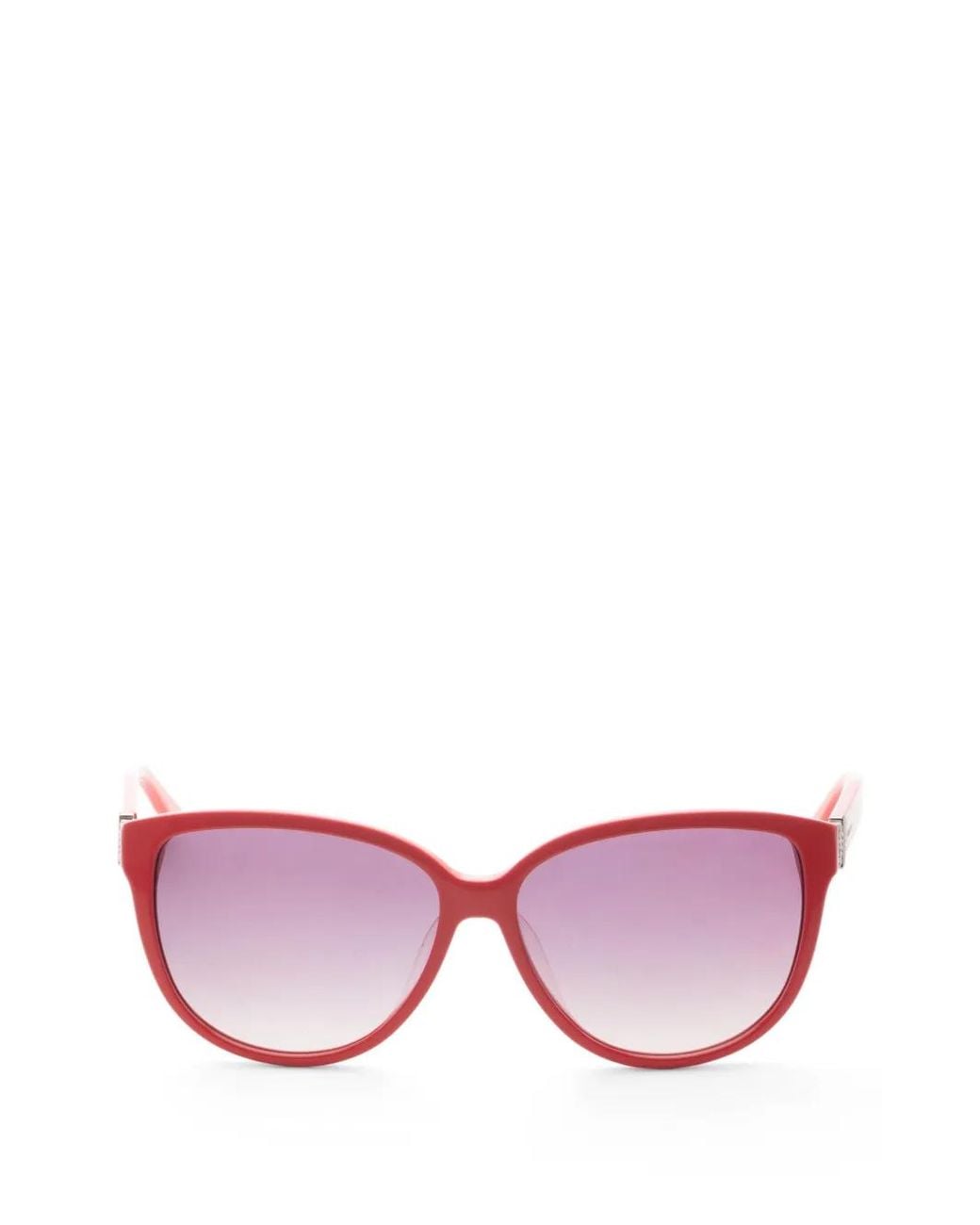 Swarovski Pink Crystal-Embellished Geometric-Frame Sunglasses
