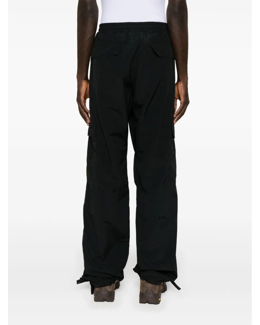 MSGM Black Trousers for men