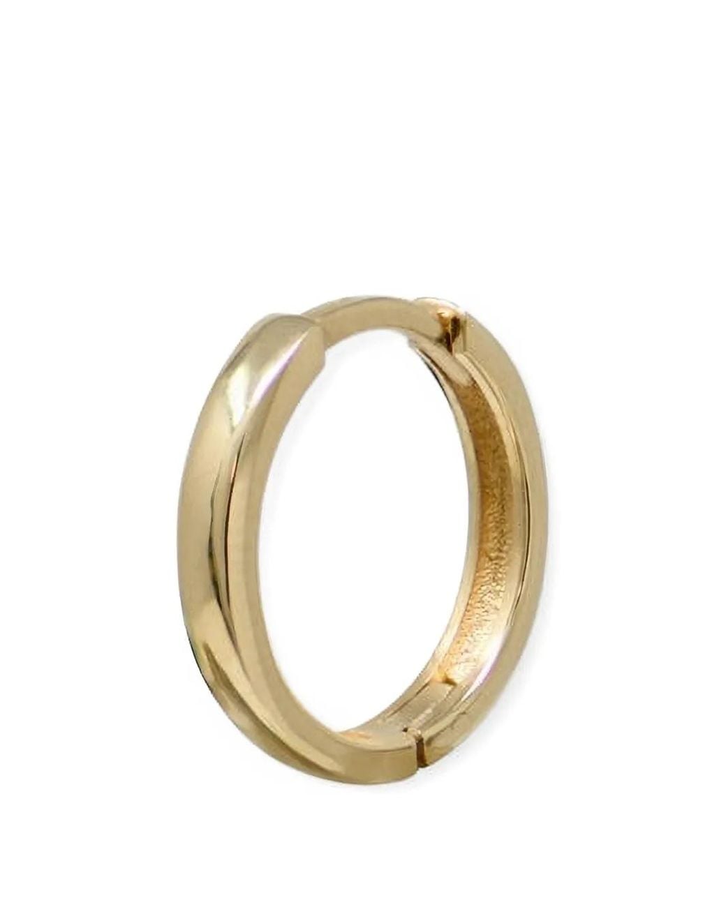 Anzie Metallic Huggy Hoop Earrings