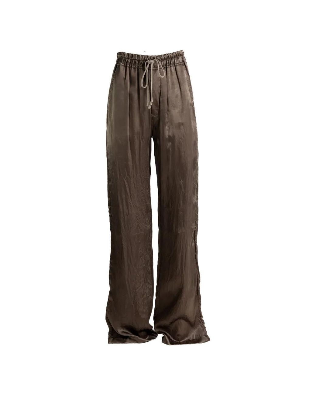 Pantalones Con Cordones Rick Owens de color Brown